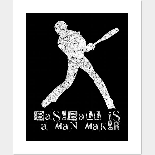 man maker baseball  by NFB Wall Art by lord cobra